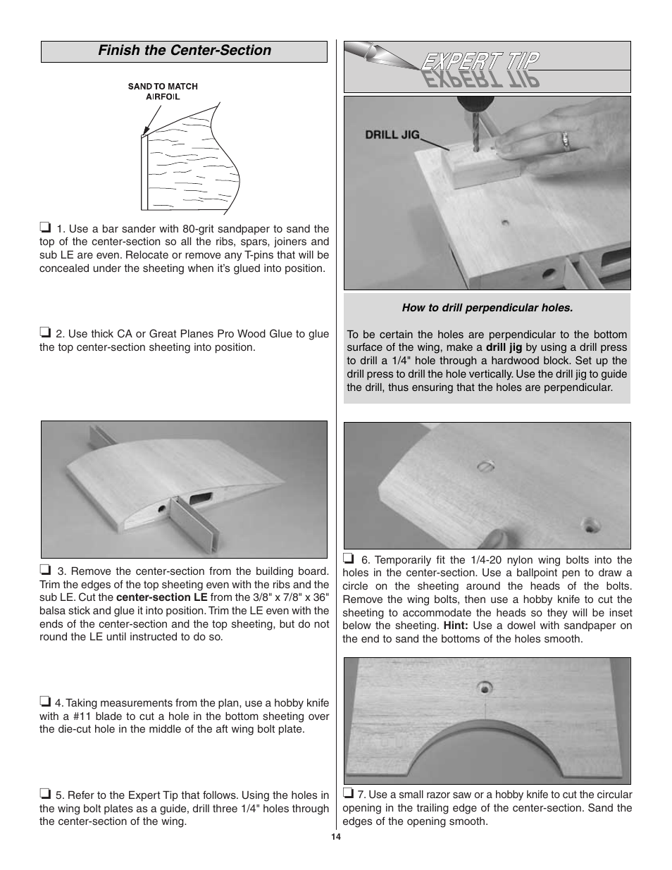 Great Planes Pete 'n Poke 40 Kit - GPMA0493 User Manual | Page 14 / 46
