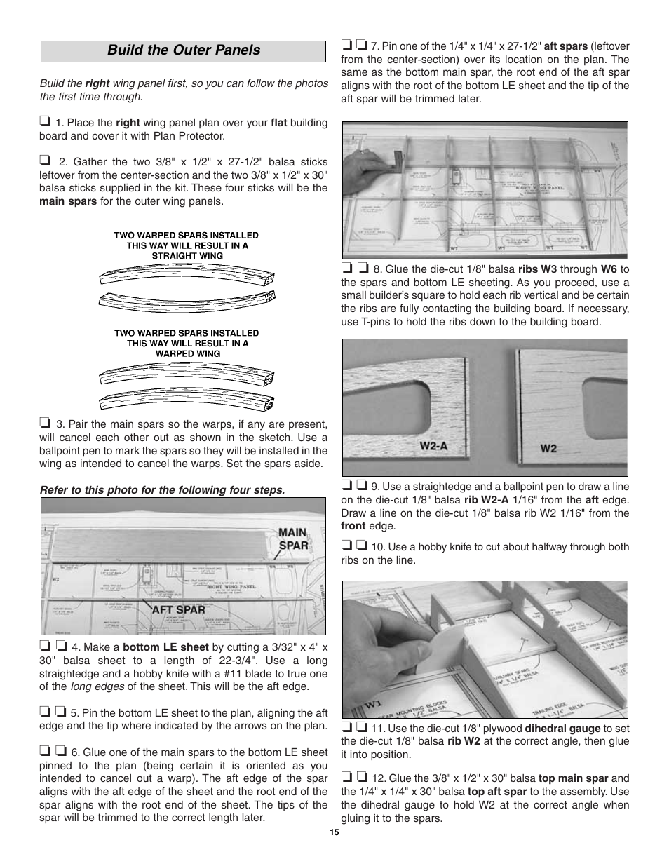 Great Planes Pete 'n Poke 40 Kit - GPMA0493 User Manual | Page 15 / 46
