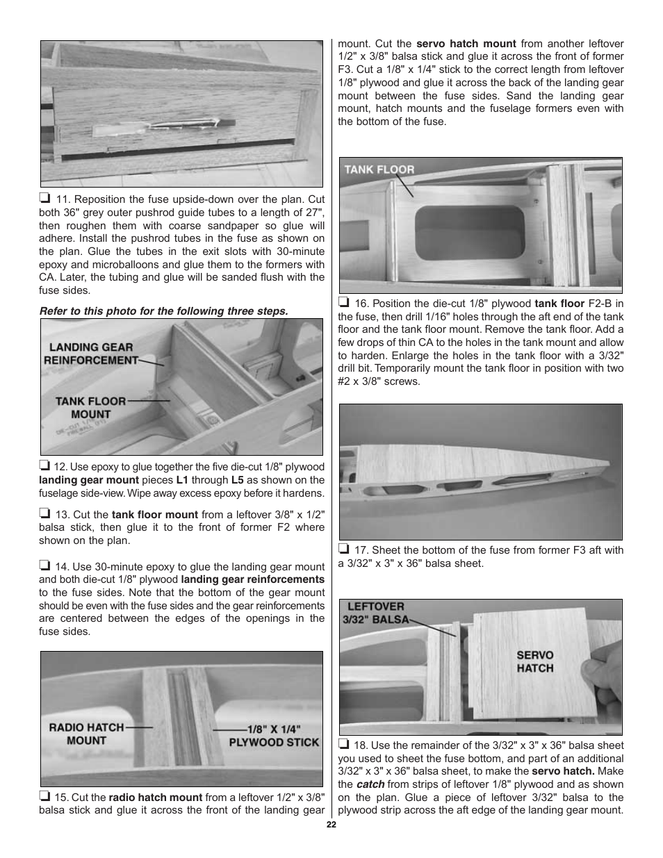 Great Planes Pete 'n Poke 40 Kit - GPMA0493 User Manual | Page 22 / 46