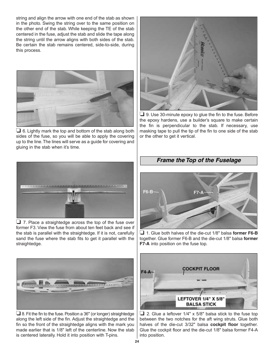 Great Planes Pete 'n Poke 40 Kit - GPMA0493 User Manual | Page 24 / 46