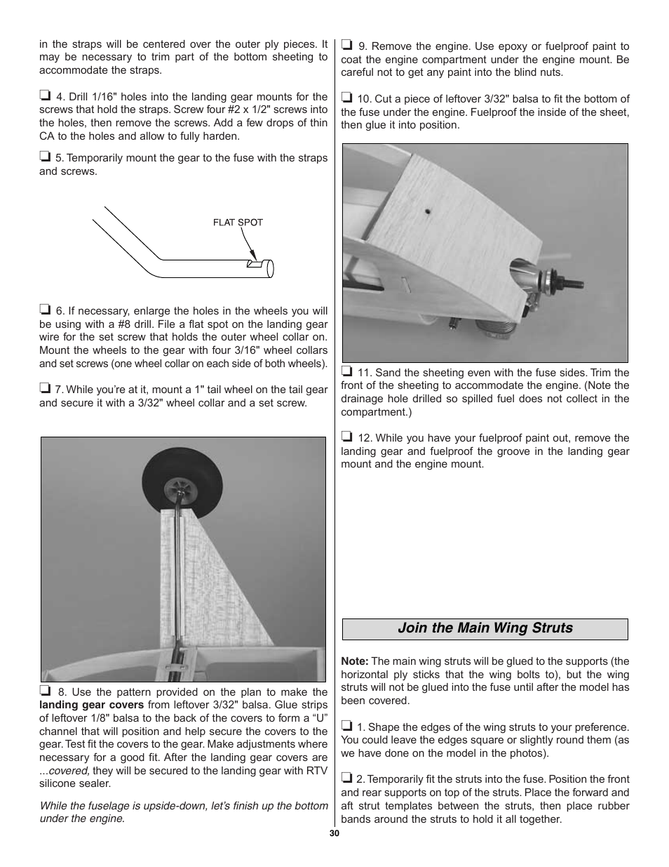 Great Planes Pete 'n Poke 40 Kit - GPMA0493 User Manual | Page 30 / 46