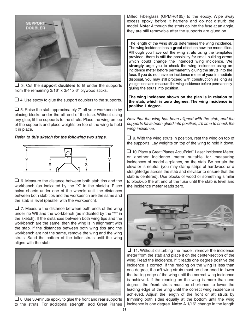 Great Planes Pete 'n Poke 40 Kit - GPMA0493 User Manual | Page 31 / 46