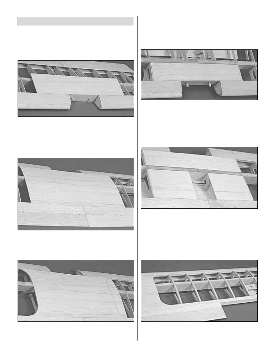 Install center sheeting | Great Planes Piper J-3 Cub 40 Kit - GPMA0160 User Manual | Page 20 / 48
