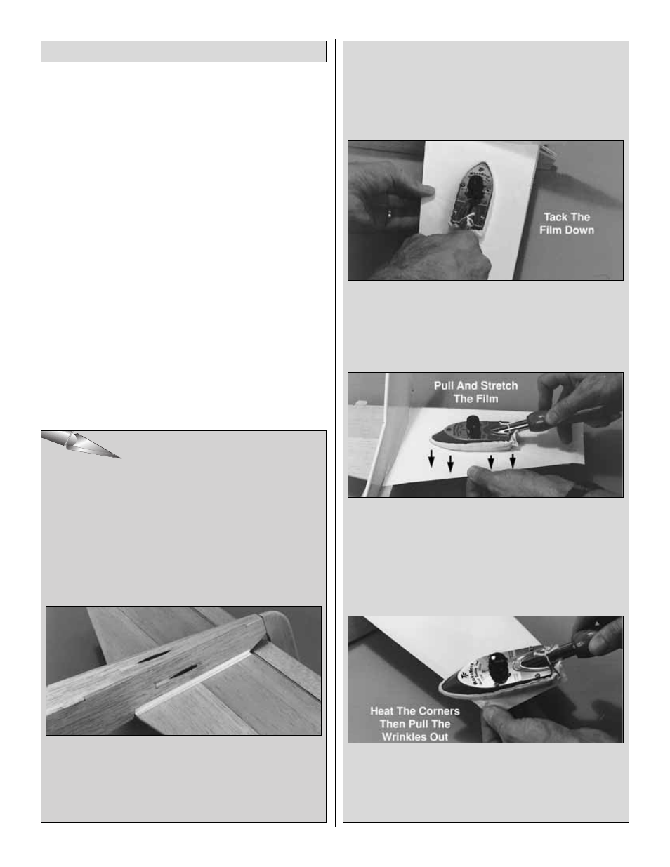 Expert tip, Cover the structure | Great Planes PT-40 MkII Kit - GPMA0118 User Manual | Page 41 / 64