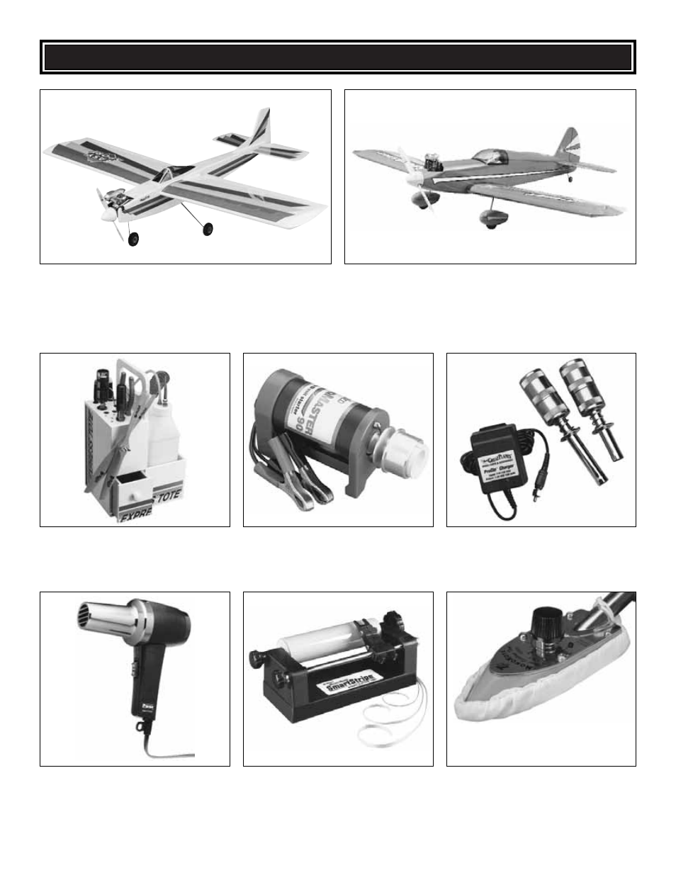 Plane kits & accessories from great planes | Great Planes PT-40 MkII Kit - GPMA0118 User Manual | Page 63 / 64