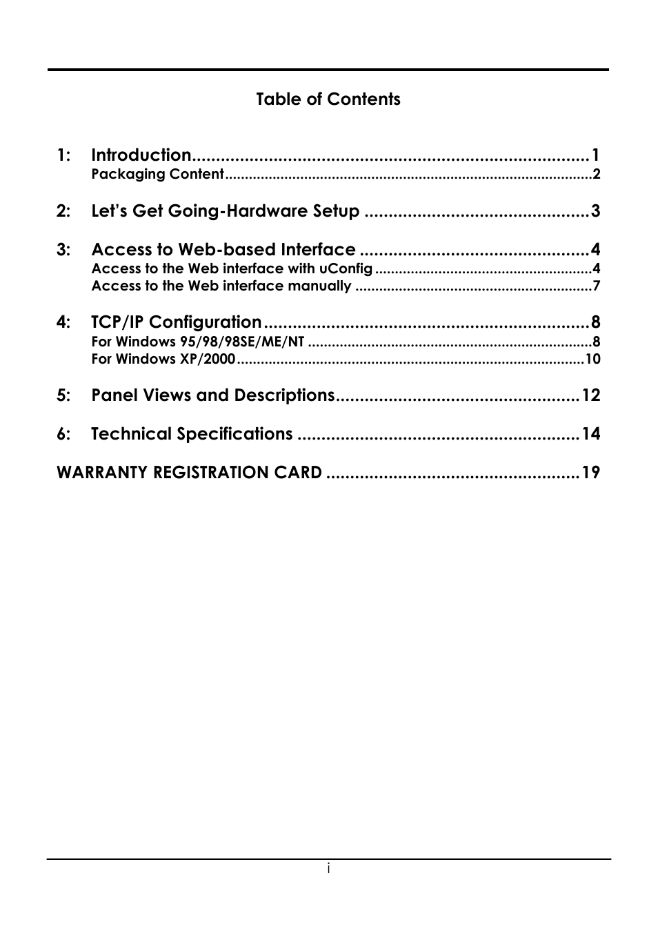 Compex Systems WPE54G User Manual | Page 2 / 22