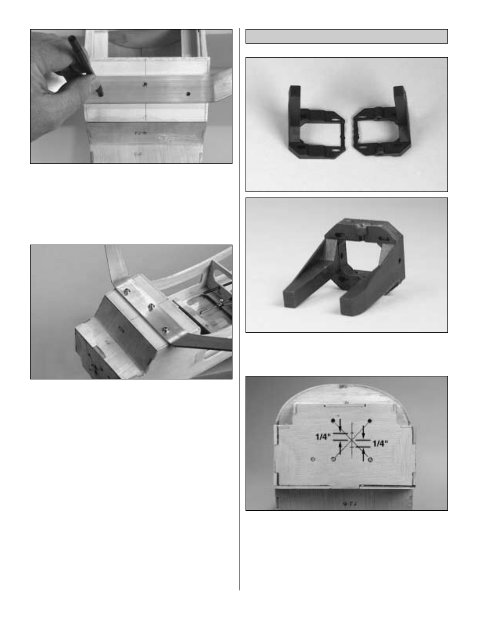 Mount the engine | Great Planes RV-4 40 Kit - GPMA0180 User Manual | Page 34 / 52