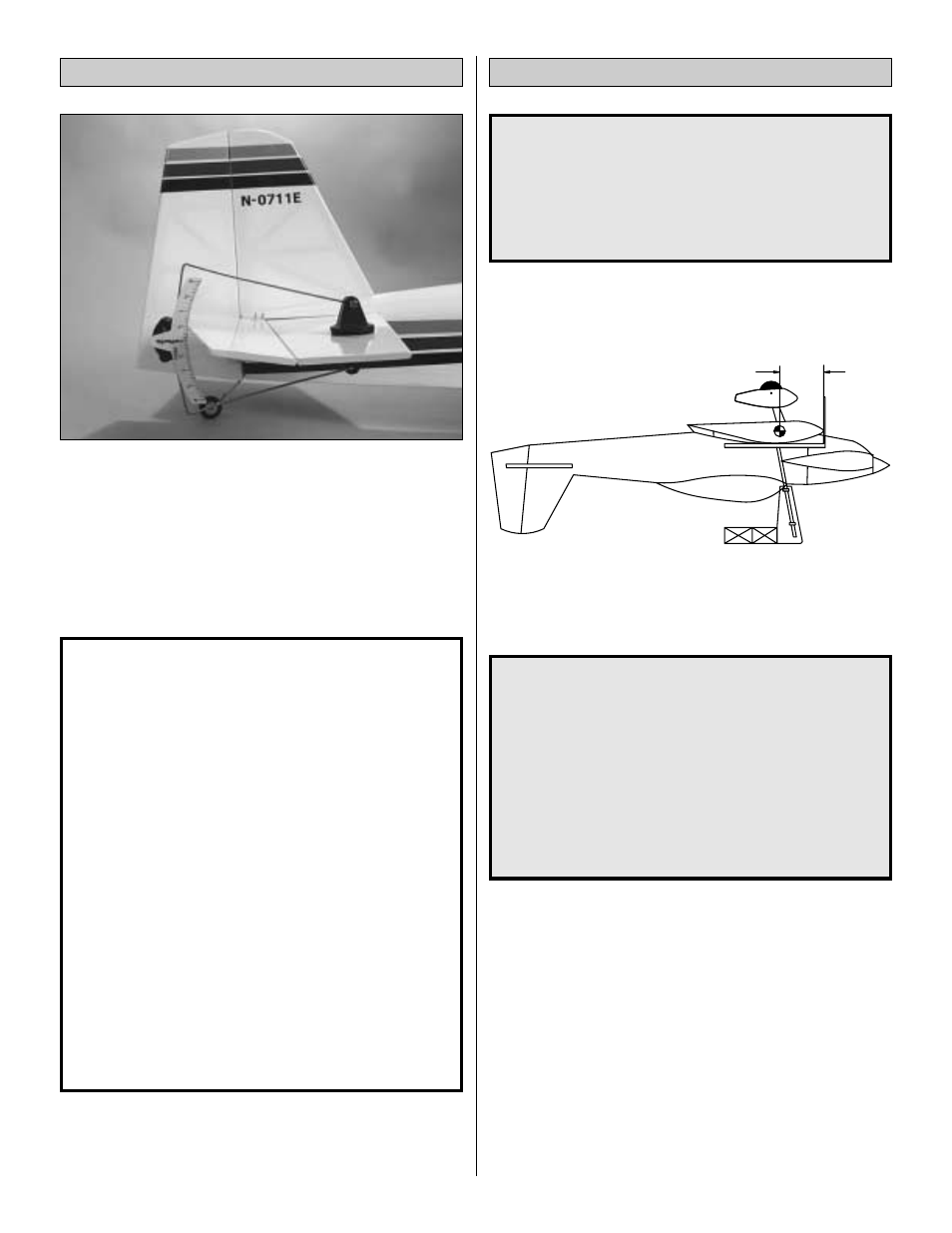 Balance the model (c.g.), Set the control throws | Great Planes RV-4 40 Kit - GPMA0180 User Manual | Page 47 / 52