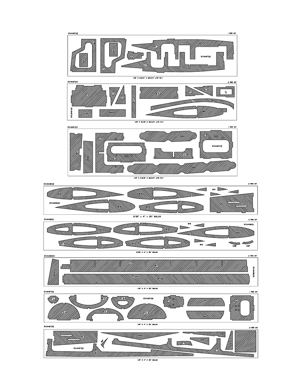 Great Planes RV-4 40 Kit - GPMA0180 User Manual | Page 6 / 52