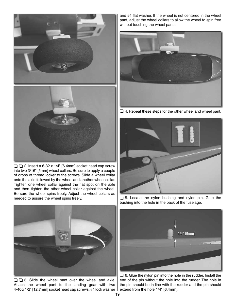 Great Planes 25% Pitts M-12S 50cc ARF - GPMA1421 User Manual | Page 19 / 40