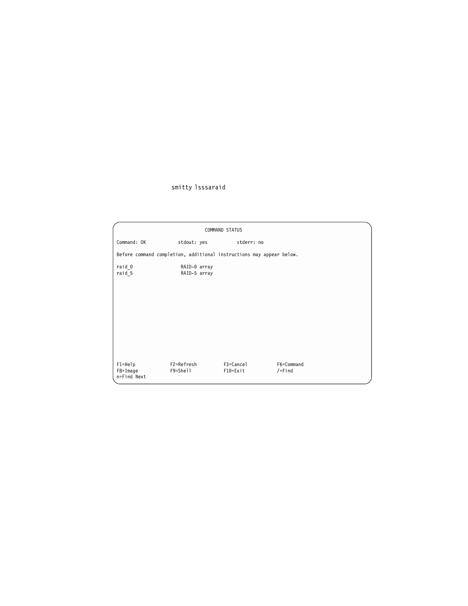 Listing all supported ssa raid arrays | Compex Systems Advanced SerialRAID Adapters SA33-3285-02 User Manual | Page 121 / 531