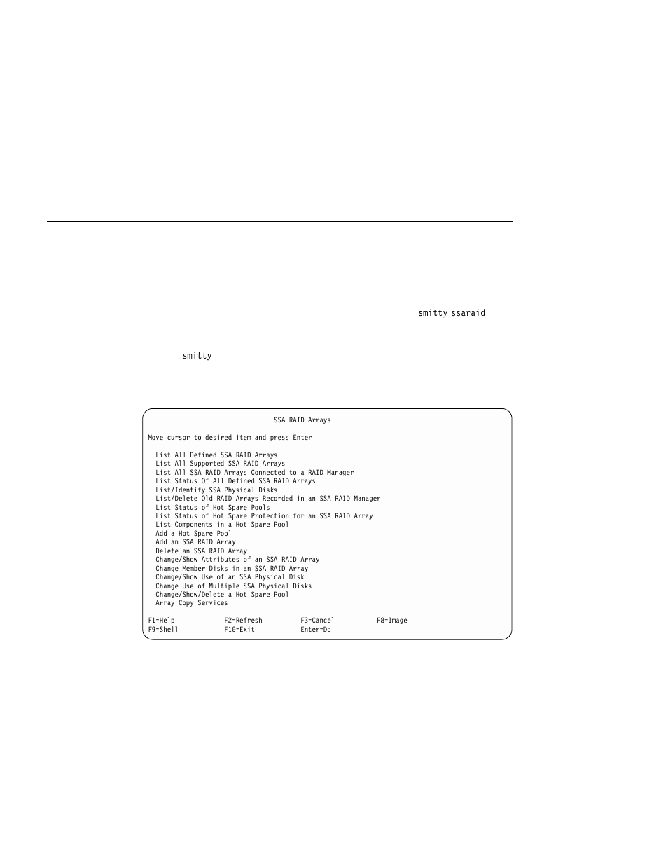 Smit menus for 3-way copy operations, Getting access to the array copy services menu | Compex Systems Advanced SerialRAID Adapters SA33-3285-02 User Manual | Page 192 / 531