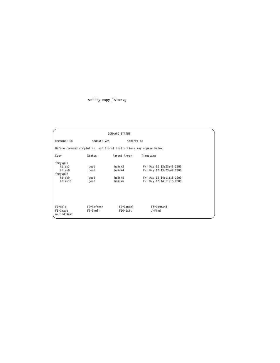 List all uncoupled volume groups | Compex Systems Advanced SerialRAID Adapters SA33-3285-02 User Manual | Page 202 / 531