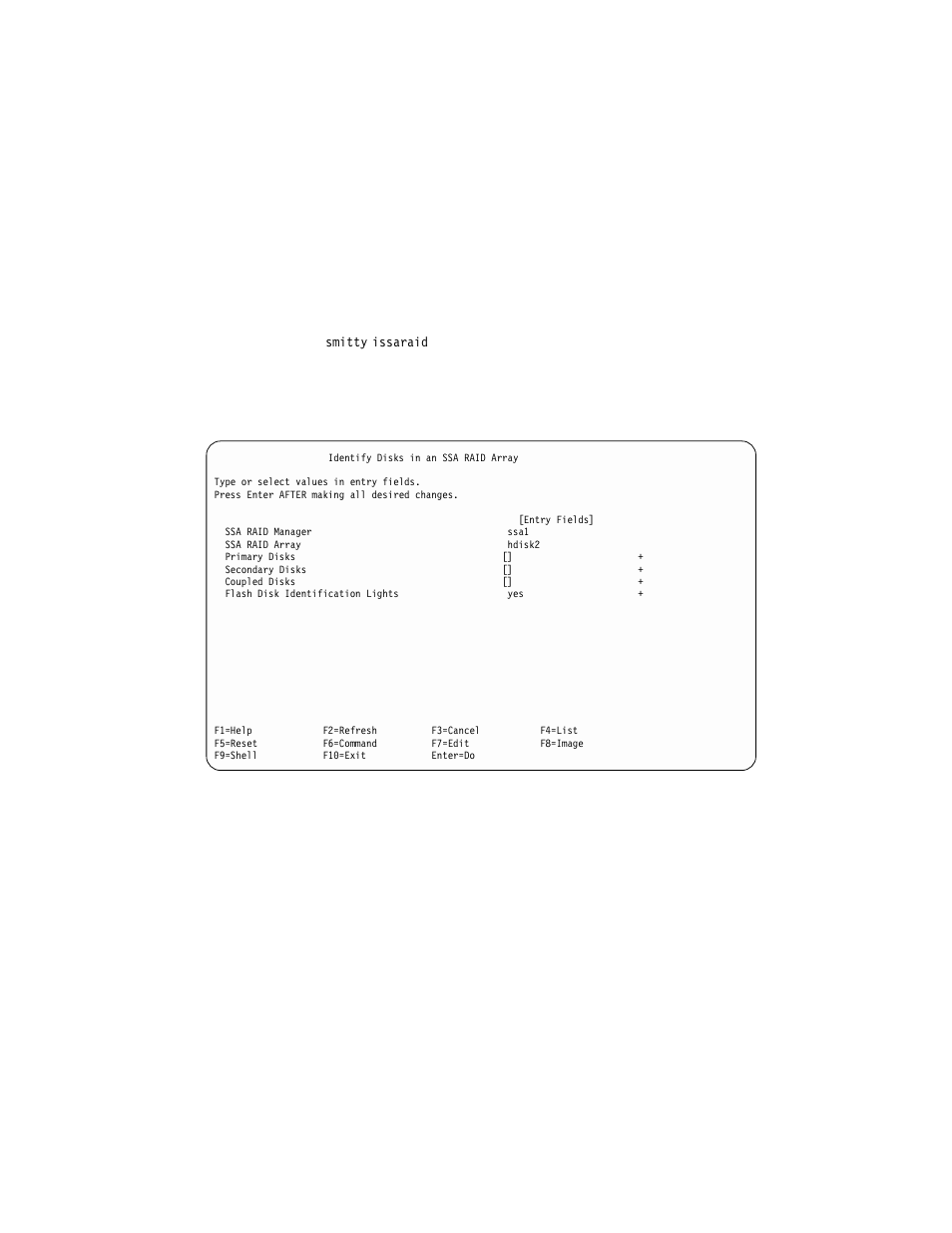 Identify disks in an ssa raid array | Compex Systems Advanced SerialRAID Adapters SA33-3285-02 User Manual | Page 209 / 531