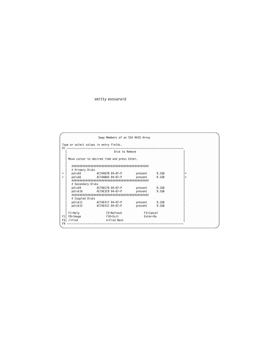 Swap members of an ssa raid array | Compex Systems Advanced SerialRAID Adapters SA33-3285-02 User Manual | Page 211 / 531