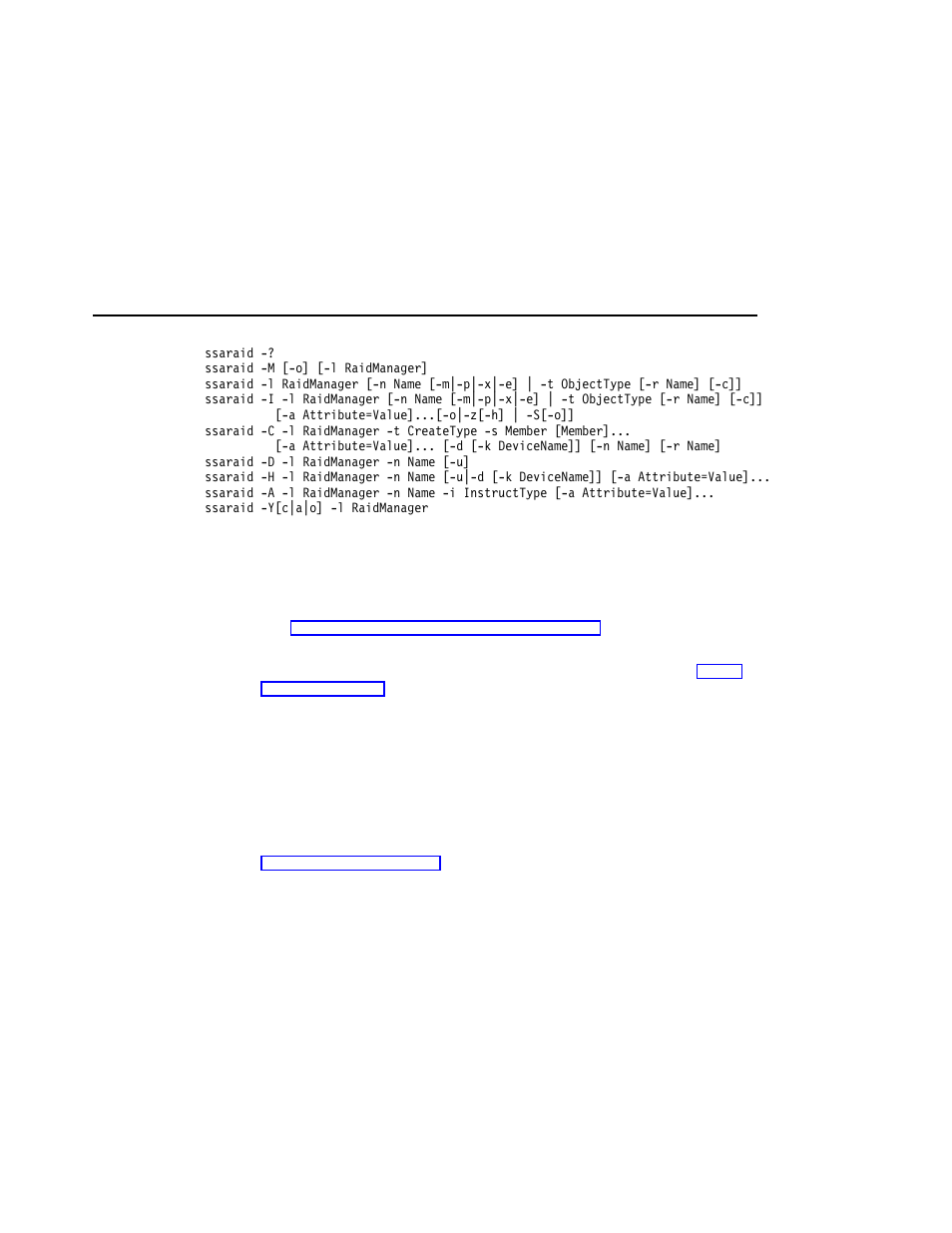 Command syntax | Compex Systems Advanced SerialRAID Adapters SA33-3285-02 User Manual | Page 257 / 531