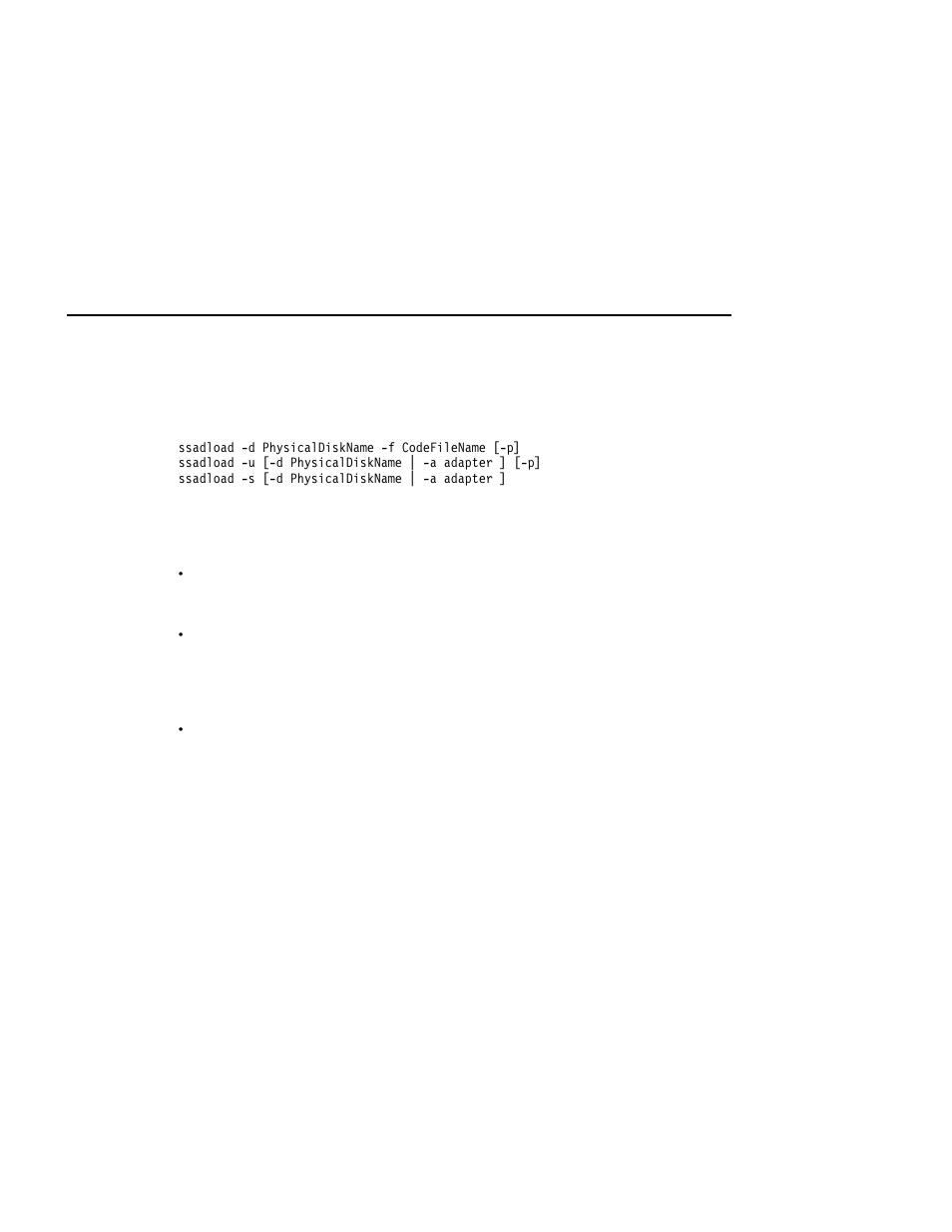 Ssadload command, Purpose, Syntax | Description | Compex Systems Advanced SerialRAID Adapters SA33-3285-02 User Manual | Page 370 / 531