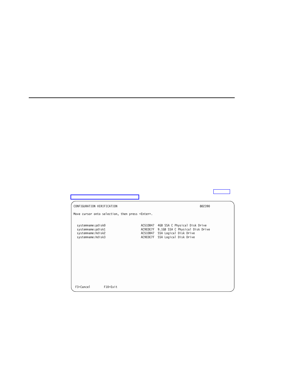 Configuration verification service aid | Compex Systems Advanced SerialRAID Adapters SA33-3285-02 User Manual | Page 407 / 531