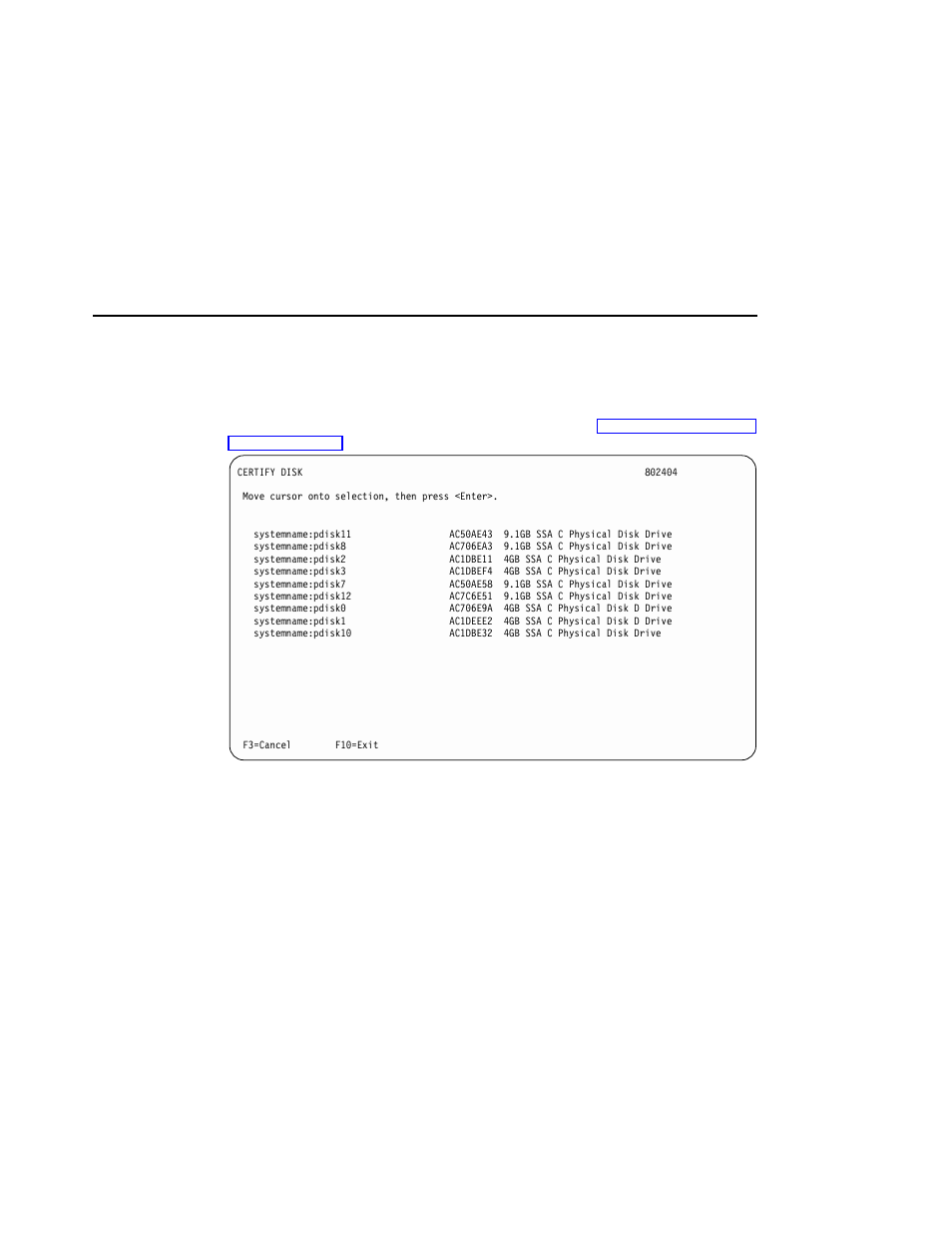 Certify disk service aid | Compex Systems Advanced SerialRAID Adapters SA33-3285-02 User Manual | Page 411 / 531