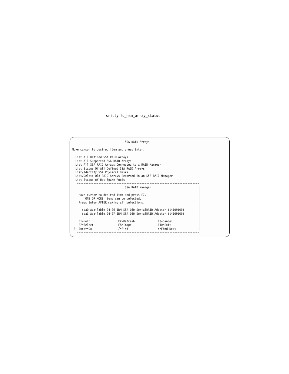 Showing the disks that are protected by hot spares | Compex Systems Advanced SerialRAID Adapters SA33-3285-02 User Manual | Page 97 / 531
