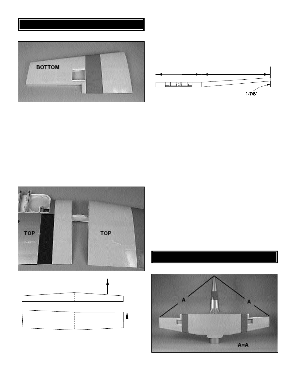 Wing installation, Wing assembly | Great Planes AT-6 Texan ARF 40 MonoKote - GPMA1245 User Manual | Page 5 / 20