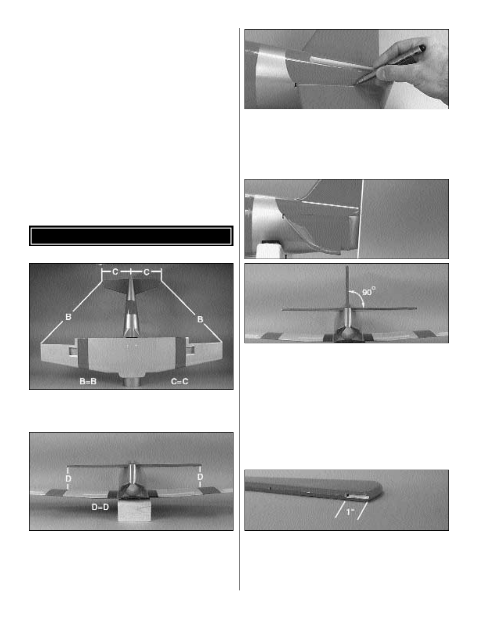 Install the tail components | Great Planes AT-6 Texan ARF 40 MonoKote - GPMA1245 User Manual | Page 6 / 20