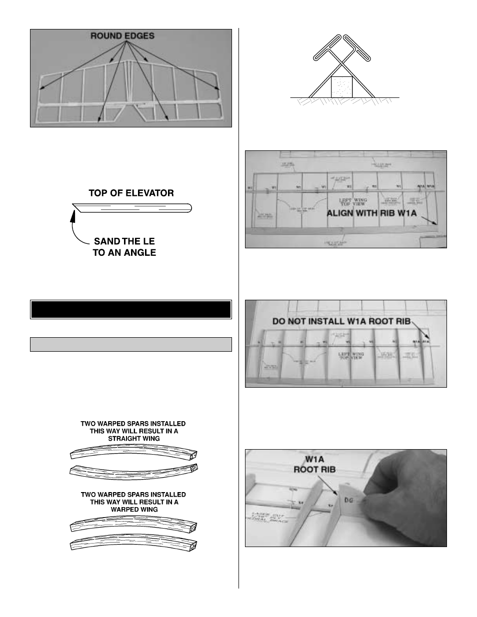 Build the wing panels build the wing | Great Planes BLT Park Flyer Kit- GPMA0001 User Manual | Page 9 / 24