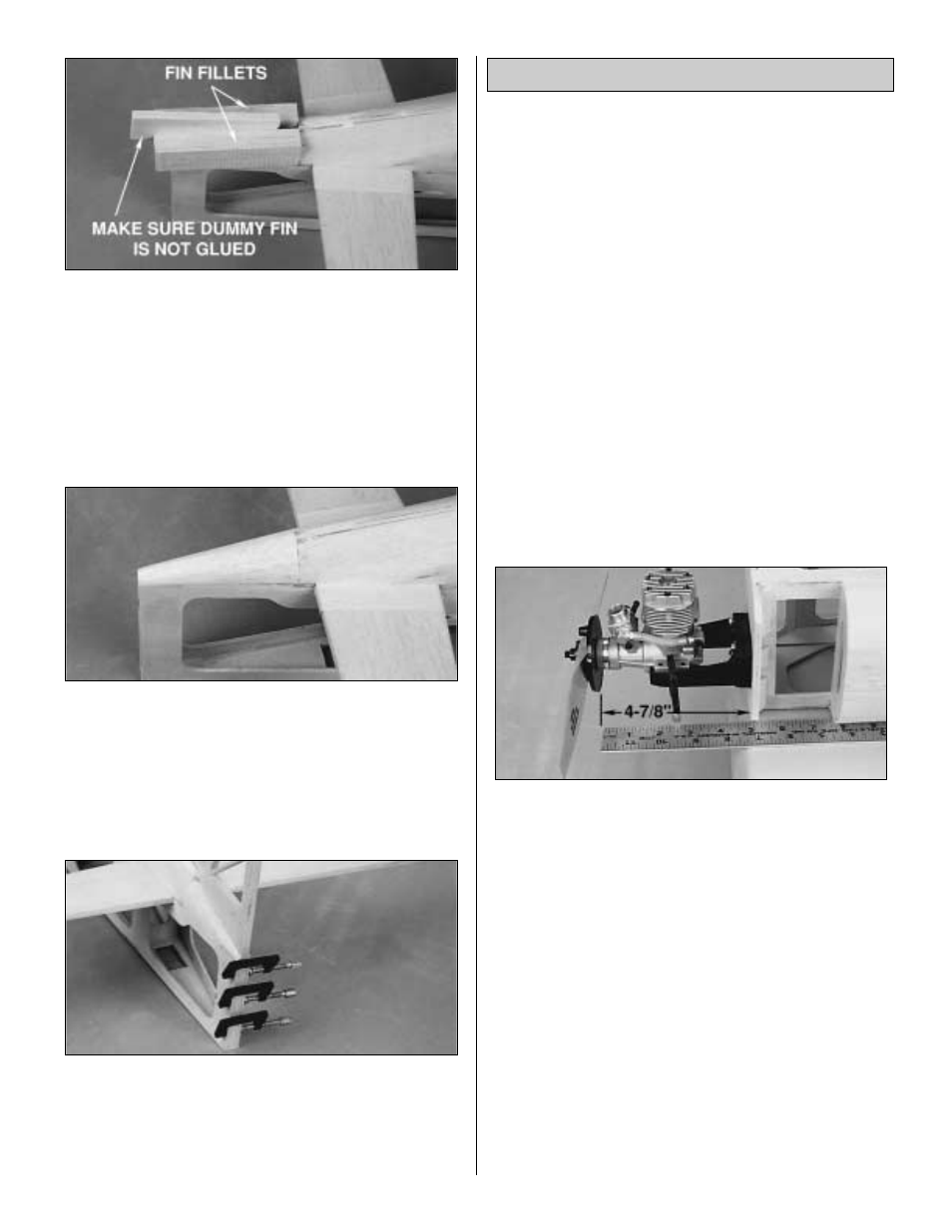 Mount the engine | Great Planes CAP 232 40 Kit - GPMA0232 User Manual | Page 29 / 44