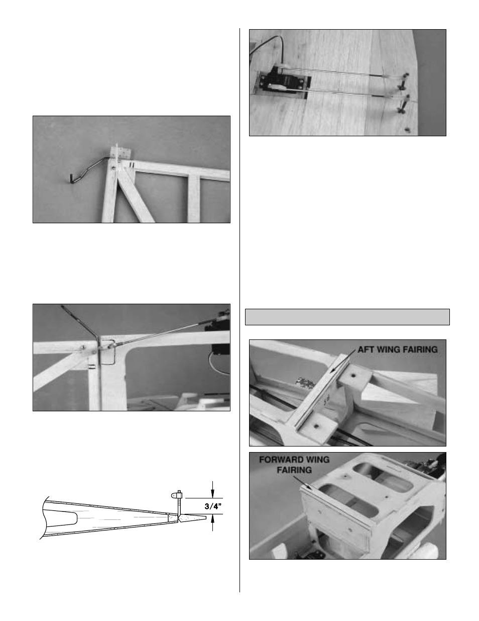 Add the forward & aft wing fairings | Great Planes CAP 232 40 Kit - GPMA0232 User Manual | Page 33 / 44