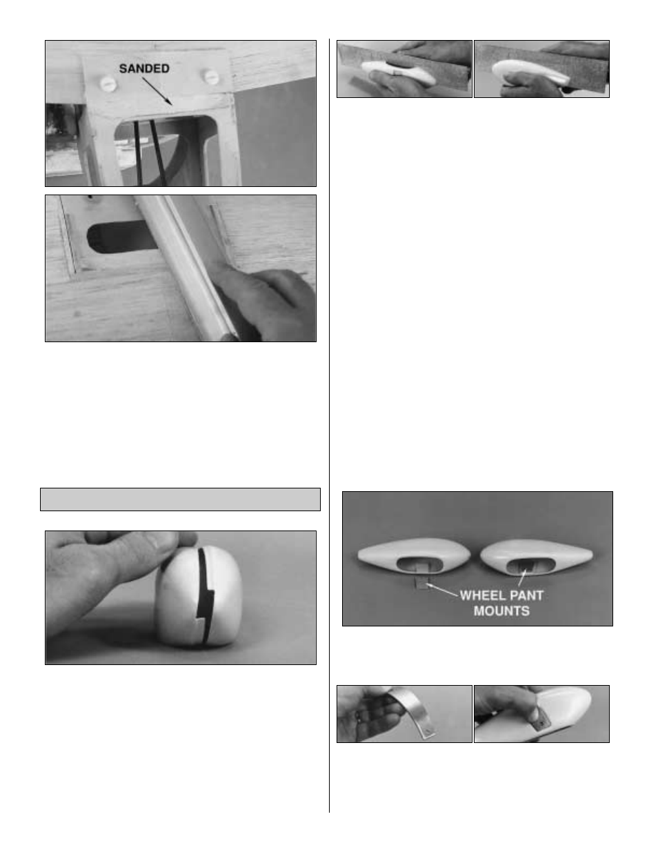 Assemble the wheel pants | Great Planes CAP 232 40 Kit - GPMA0232 User Manual | Page 34 / 44