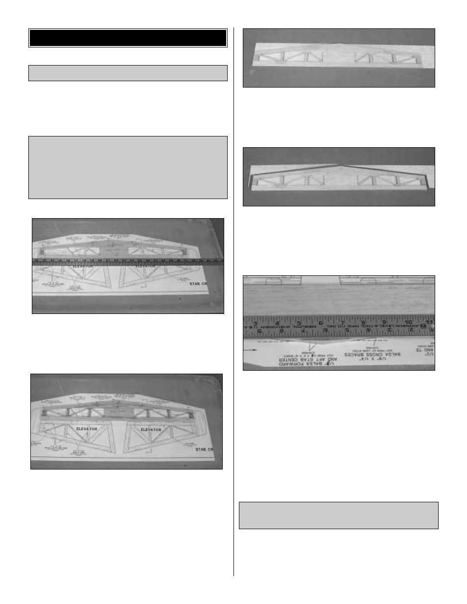 Build the stab build the tail surfaces | Great Planes CAP 232 40 Kit - GPMA0232 User Manual | Page 8 / 44
