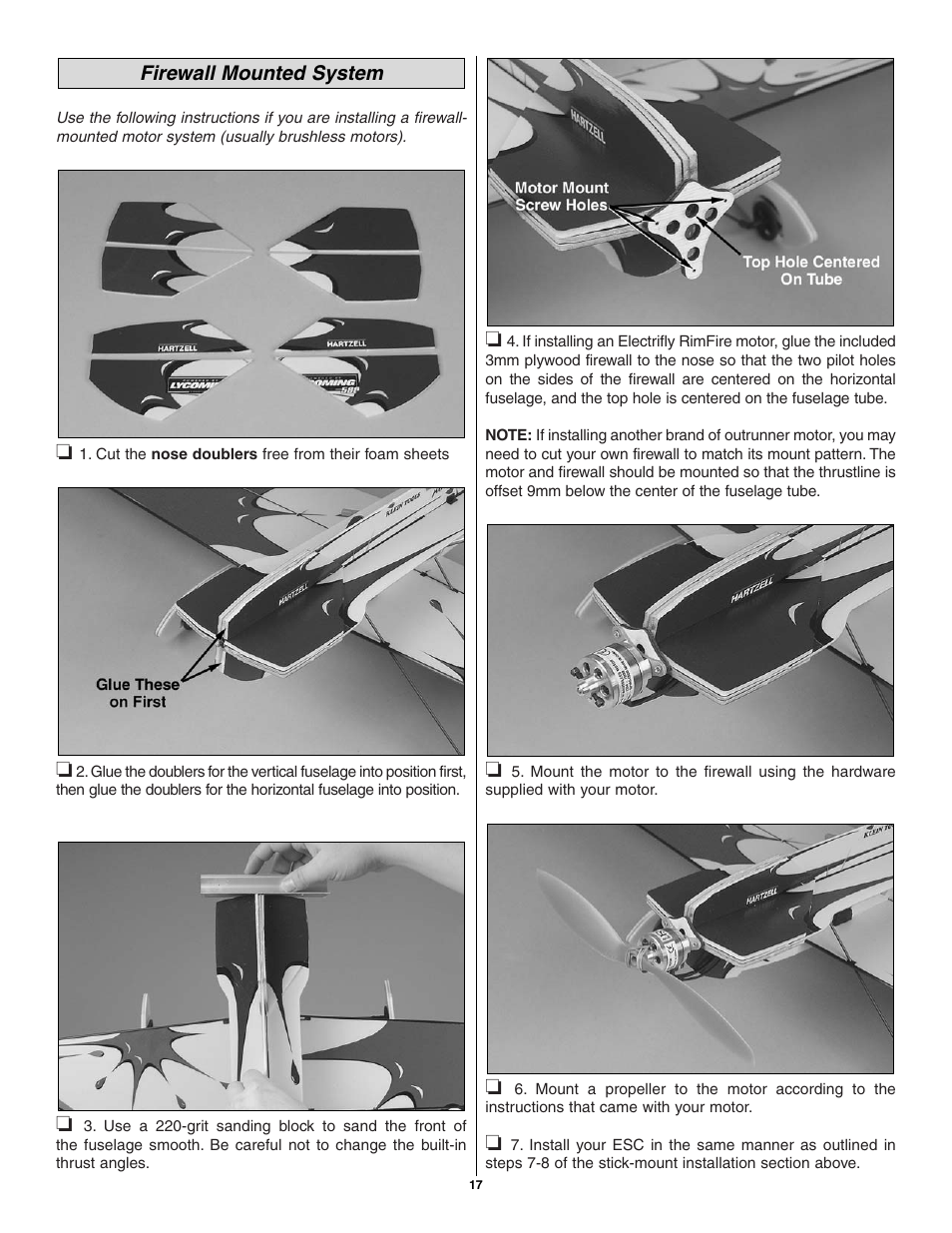 Great Planes CAP 580 Matt Chapman EP FlatOuts ARF - GPMA1112 User Manual | Page 17 / 24