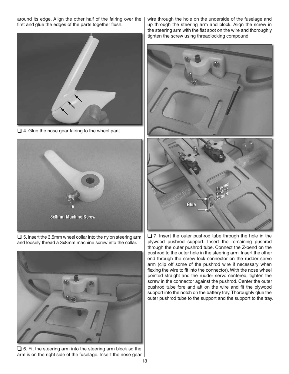 Great Planes Cirrus SR22 Turbo ARF - GPMA1166 User Manual | Page 13 / 24