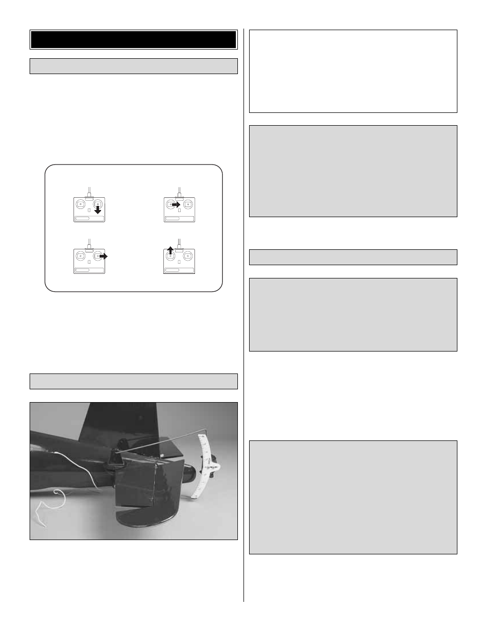 Get the model ready to fly, Balance the model (c.g.), Set the control throws | Check the control directions | Great Planes Combat Corsair ARF - GPMA1470 User Manual | Page 15 / 20