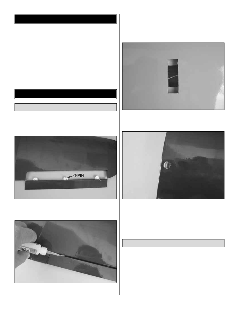Assemble the wing preparations | Great Planes Combat Corsair ARF - GPMA1470 User Manual | Page 6 / 20