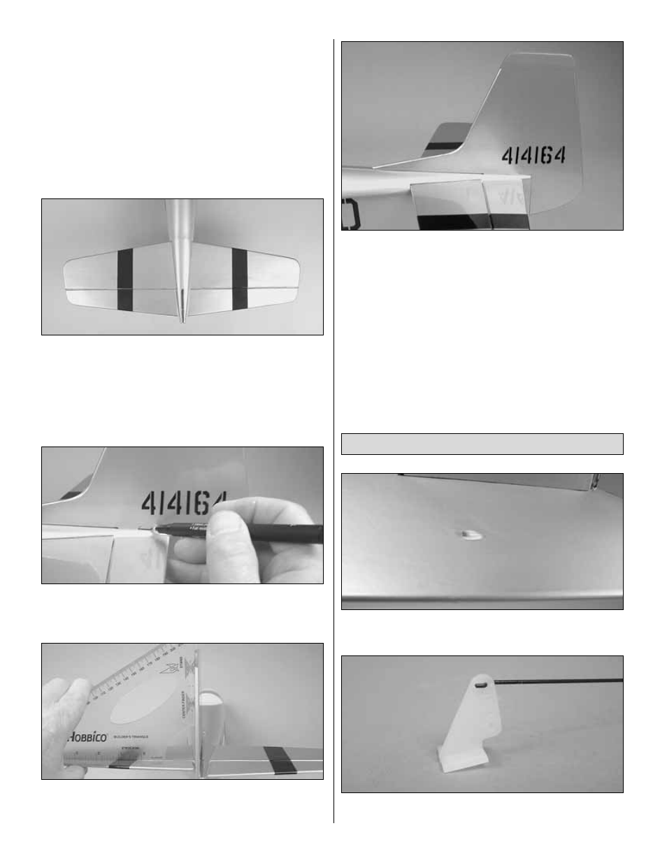 Install the elevator pushrods & servo | Great Planes Combat Mustang ARF - GPMA1475 User Manual | Page 10 / 20