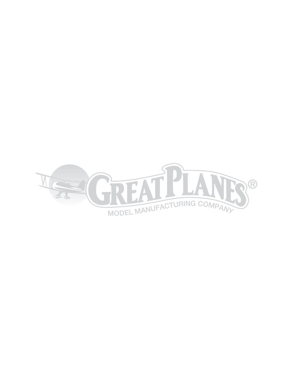 Great Planes Cosmic Wind EP ARF - GPMA1810 User Manual | Page 20 / 20