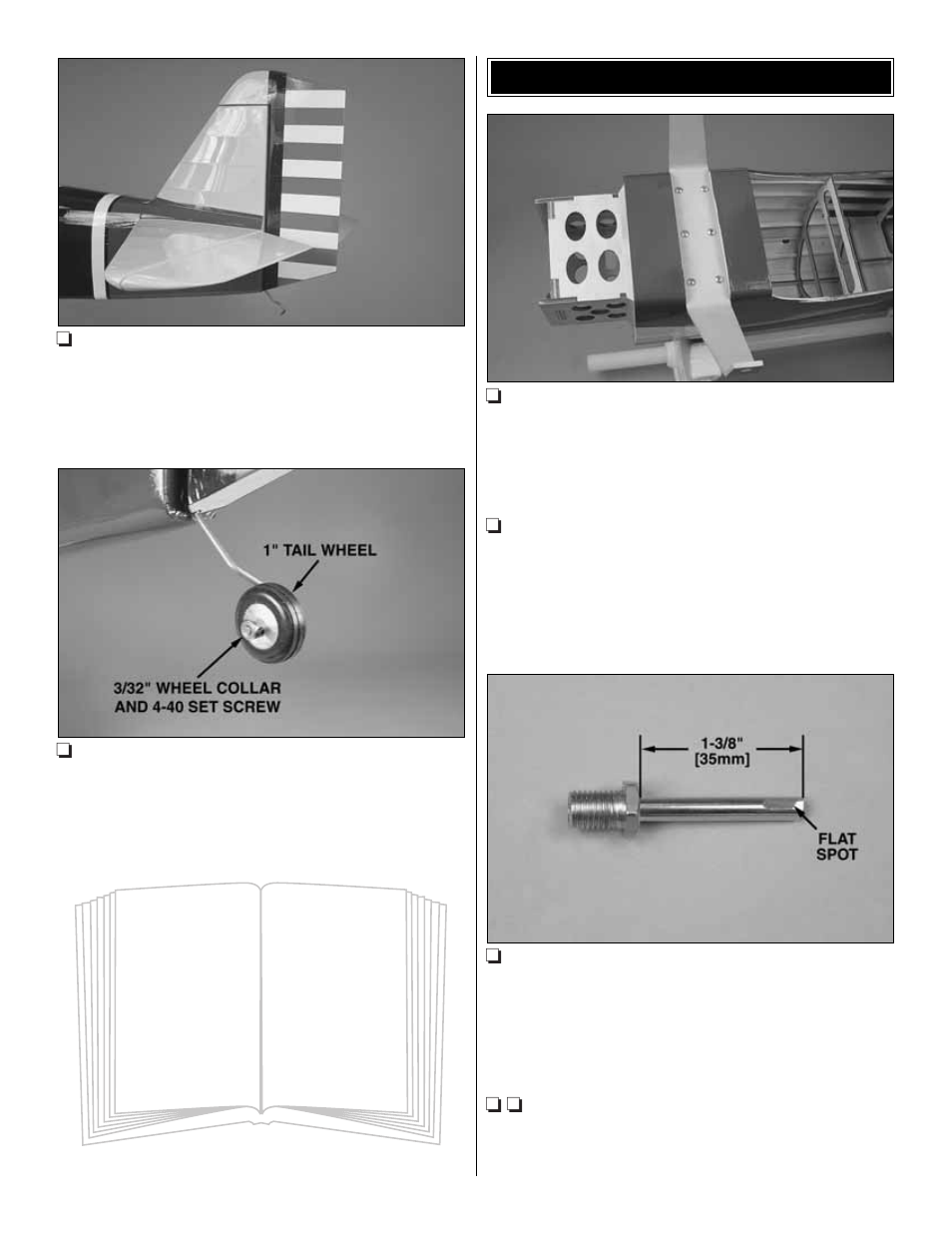 Install the main landing gear | Great Planes Curtis P-6E Hawk ARF 1/5 Scale - GPMA1219 User Manual | Page 12 / 36