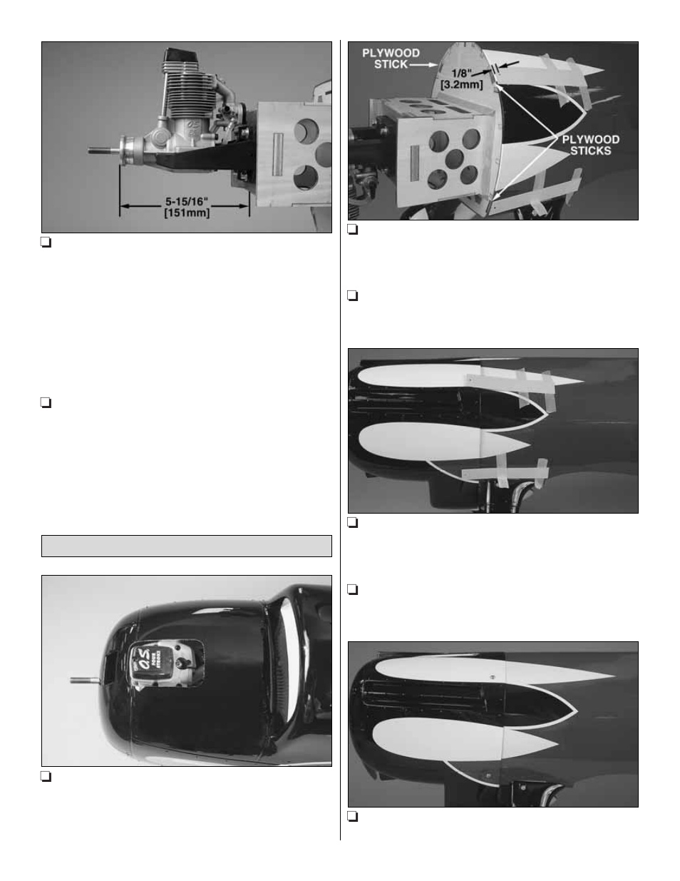 Mount the cowl | Great Planes Curtis P-6E Hawk ARF 1/5 Scale - GPMA1219 User Manual | Page 14 / 36