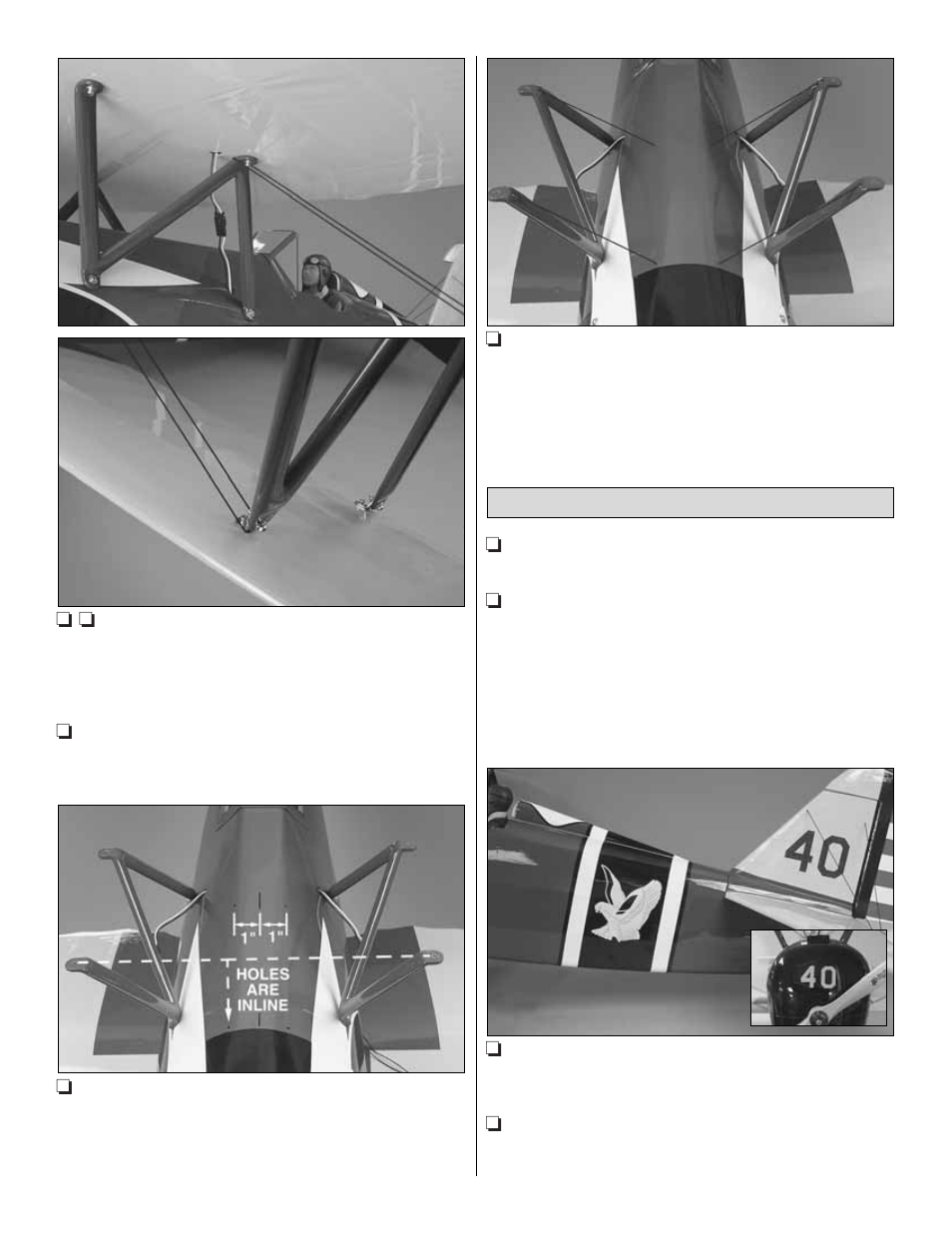 Great Planes Curtis P-6E Hawk ARF 1/5 Scale - GPMA1219 User Manual | Page 29 / 36