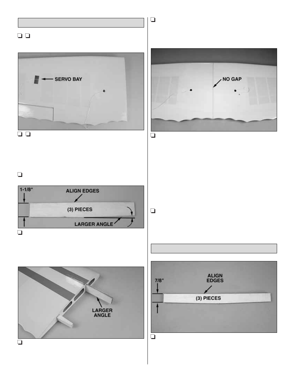 Great Planes Curtis P-6E Hawk ARF 1/5 Scale - GPMA1219 User Manual | Page 8 / 36