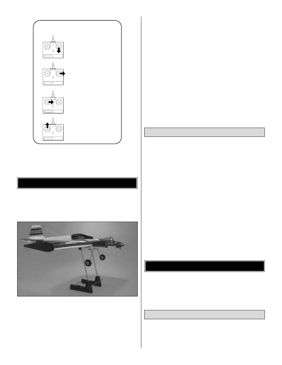 Preflight, Balance your model, Charge the batteries | Balance your model laterally, Channel radio setup | Great Planes Dazzler 40 ARF - GPMA1038 User Manual | Page 16 / 20