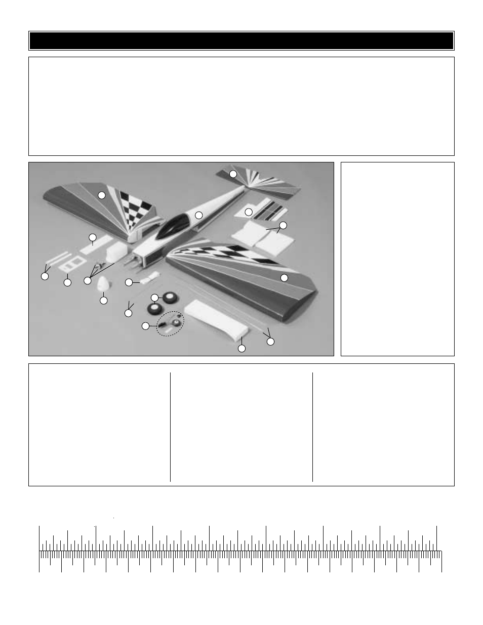 Kit contents | Great Planes Dazzler 40 ARF - GPMA1038 User Manual | Page 4 / 20