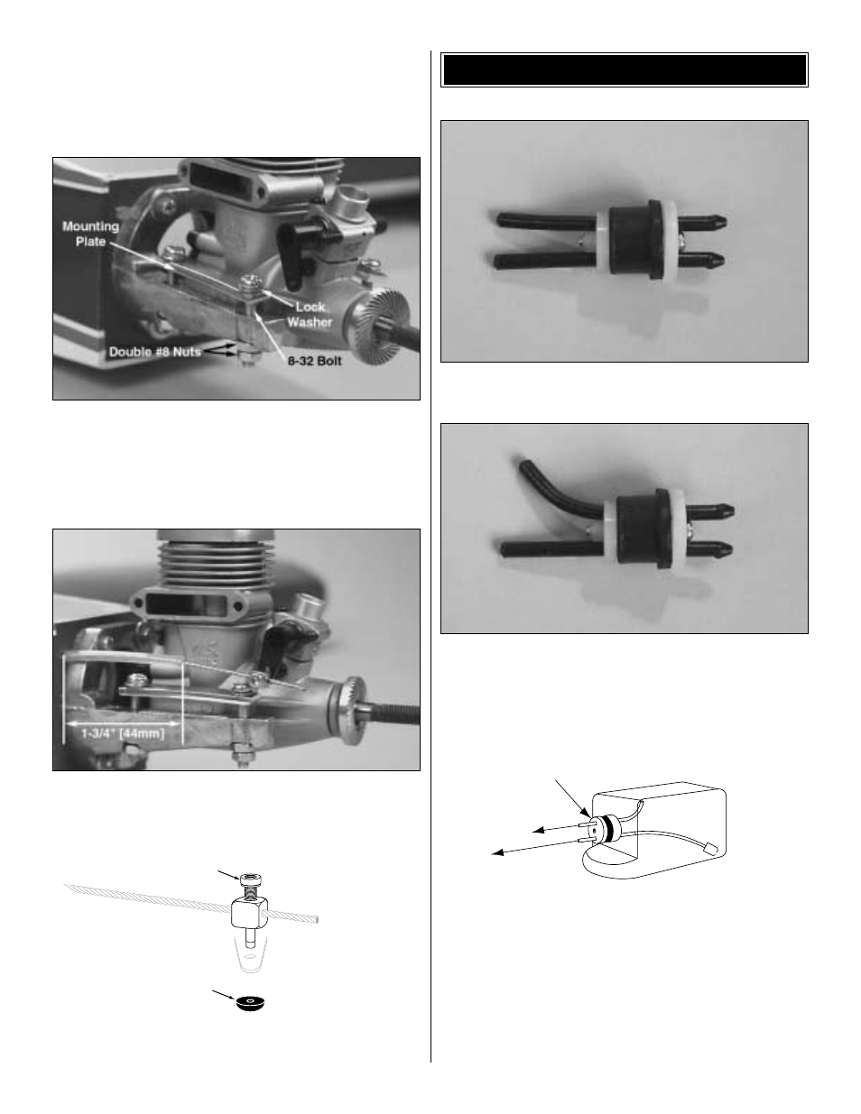Fuel tank installation | Great Planes Dazzler 40 ARF - GPMA1038 User Manual | Page 9 / 20