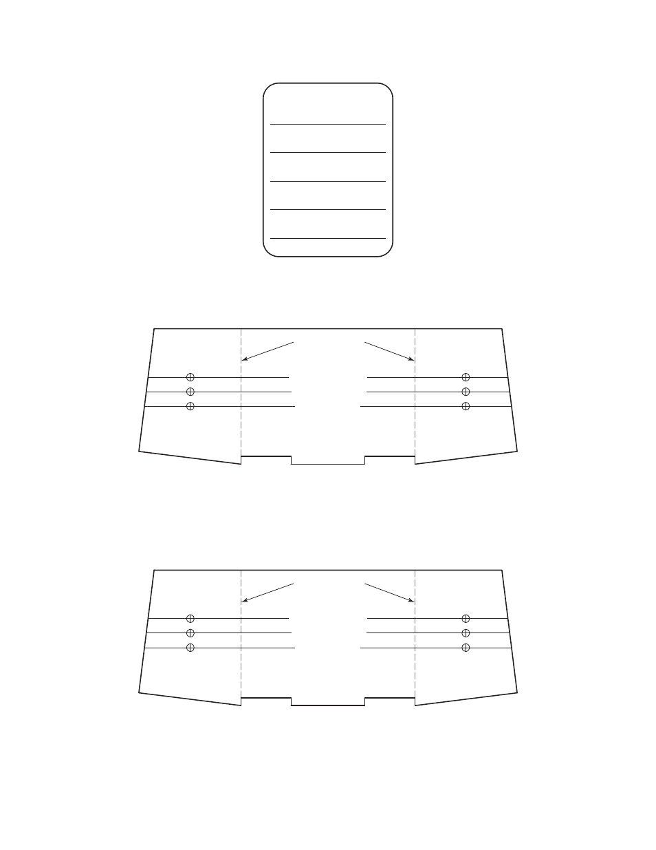Spare c.g. marking template, C.g. marking template | Great Planes de Havilland Tiger Moth EP ARF - GPMA1134 User Manual | Page 15 / 16
