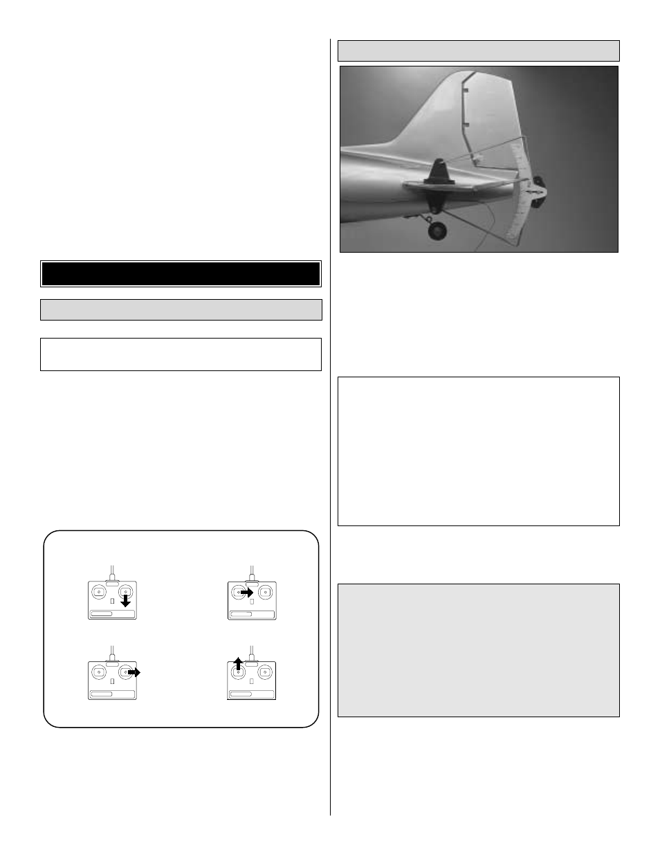 Get the model ready to fly, Set the control throws, Check the control directions | Great Planes Douglas DC-3 EP ARF - GPMA1155 User Manual | Page 16 / 20
