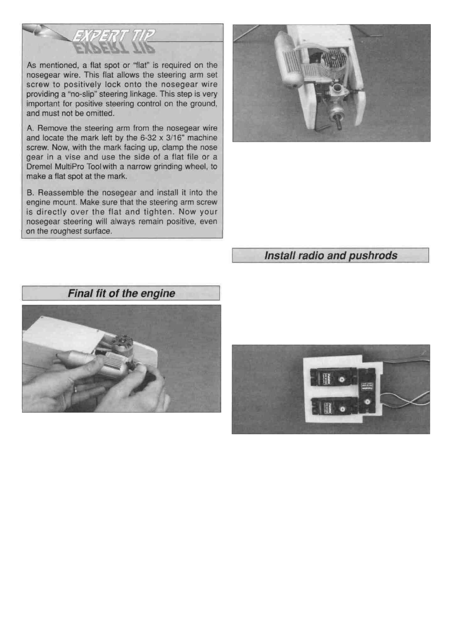 Great Planes ESP6 Easy Sport 60 - GPMA0152 User Manual | Page 44 / 56