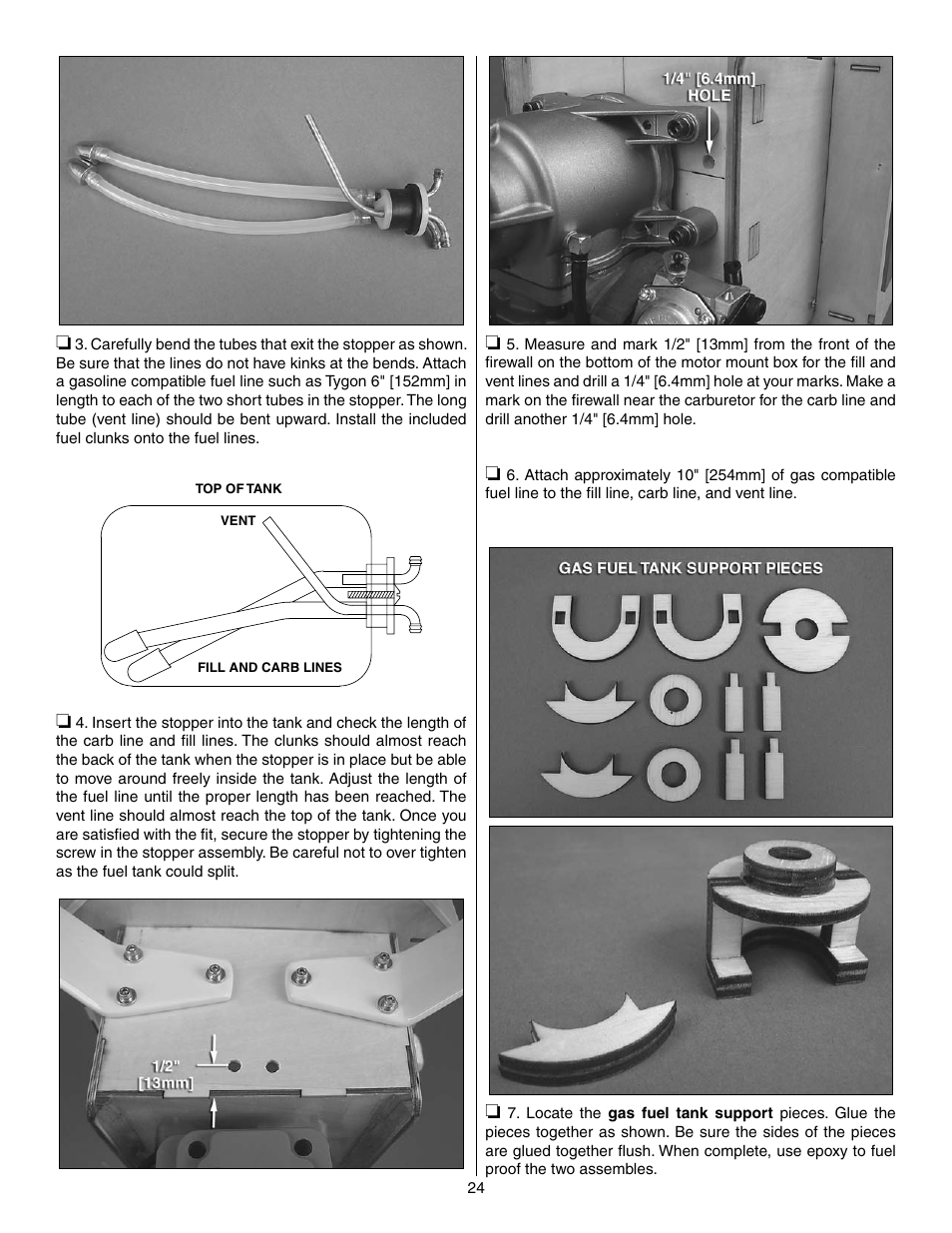 Great Planes Edge 540 1.60-43cc Performance Series ARF - GPMA1414 User Manual | Page 24 / 56