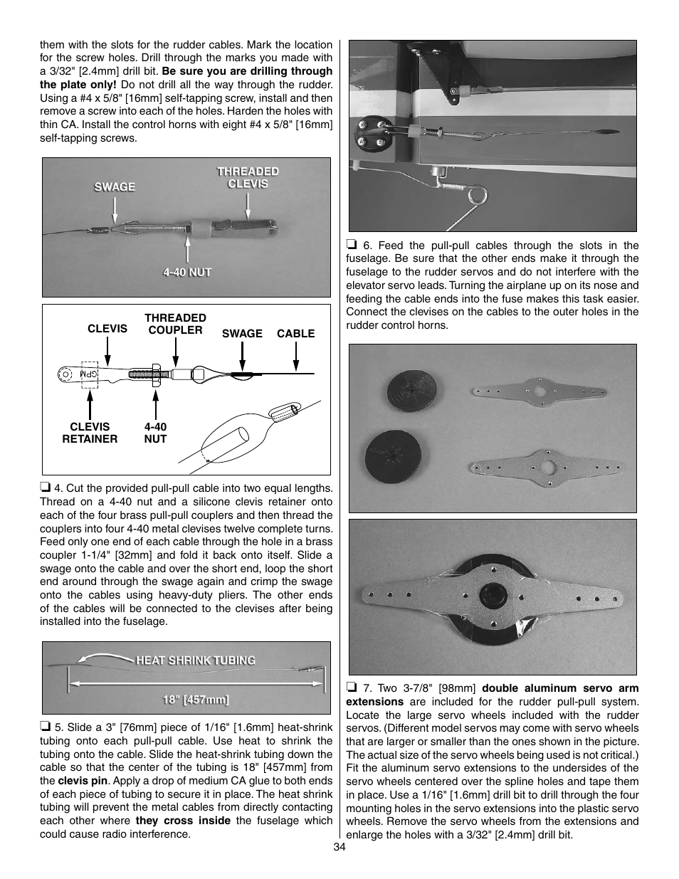 Great Planes Edge 540 1.60-43cc Performance Series ARF - GPMA1414 User Manual | Page 34 / 56