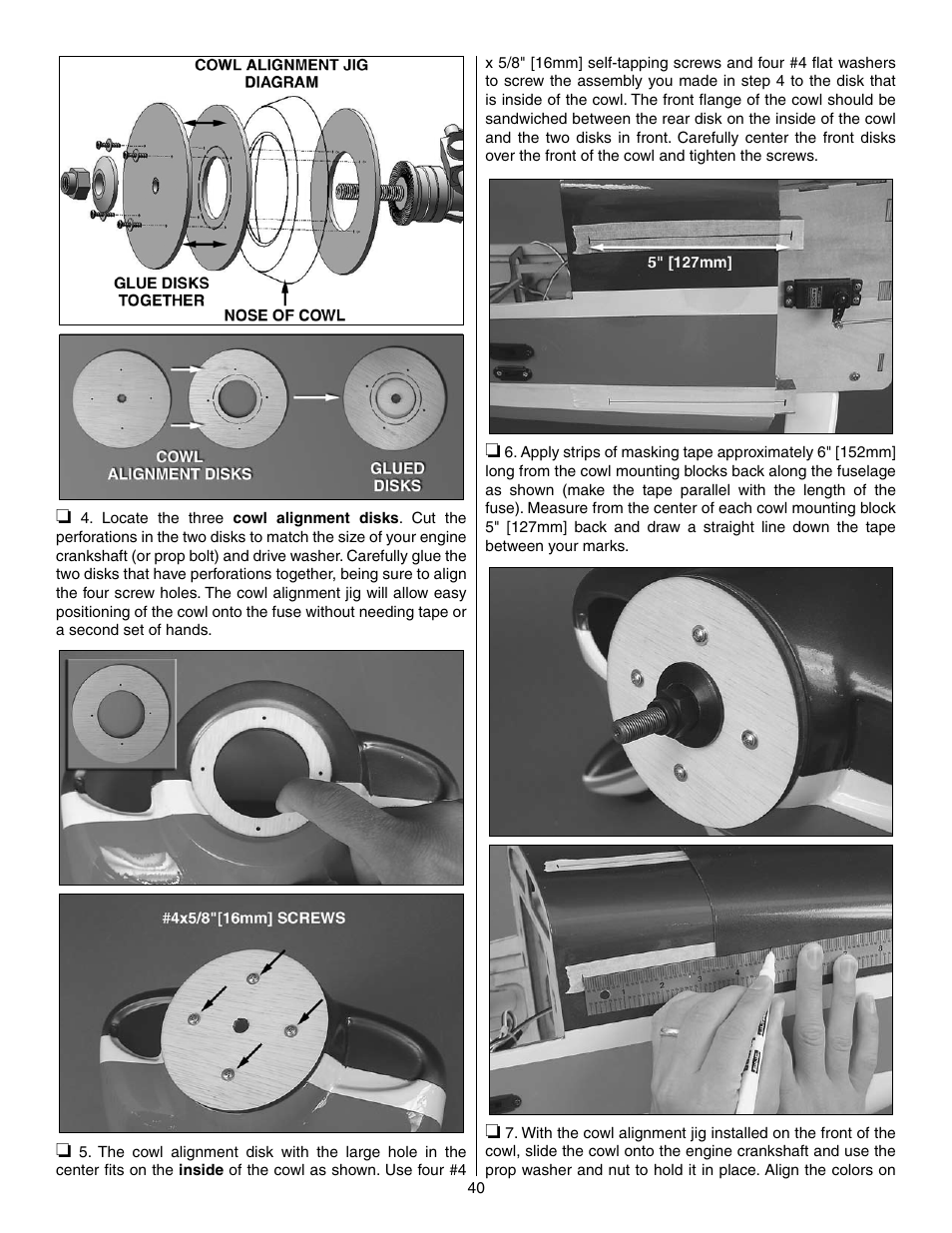 Great Planes Edge 540 1.60-43cc Performance Series ARF - GPMA1414 User Manual | Page 40 / 56